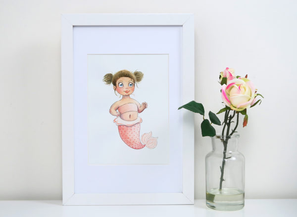 Art Print - Baby Mermaid - Image 3