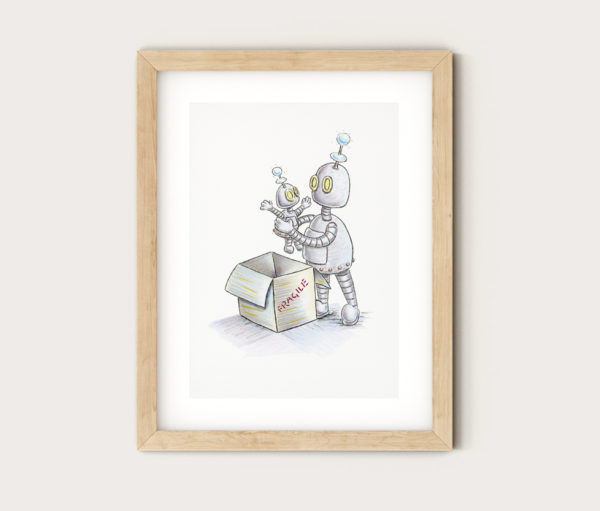 Art Print - Baby Robot