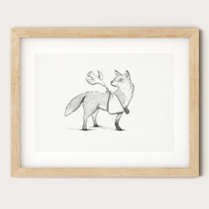 Art Print - Bird & Fox