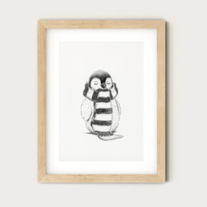 Art Print - Cosy Penguin