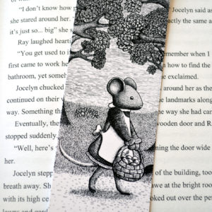 Printed Paper Bookmark - Woodland Mouse